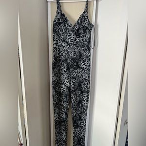 Leopard print jumpsuit